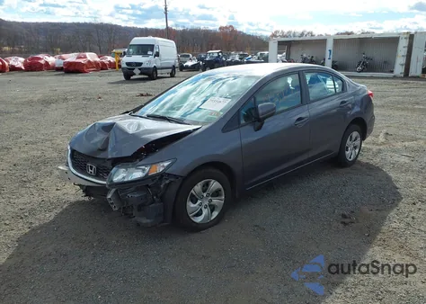2015 Honda Civic Lx из США, поврежденный, VIN 19XFB2F51FE287366